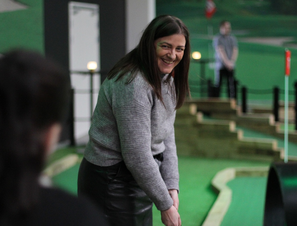 Minigolf til julefrokost i Aalborg