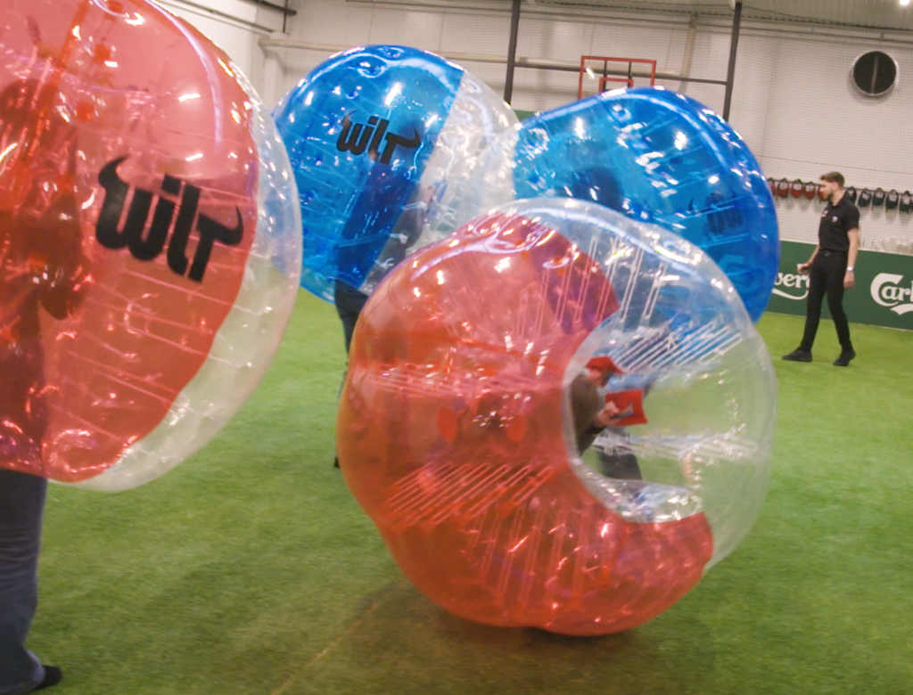 Bumperball til julefrokost i Aalborg 